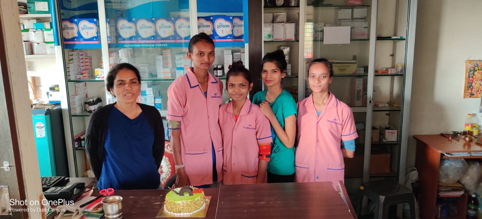Nursing and administrative staff at Het Children Hospital