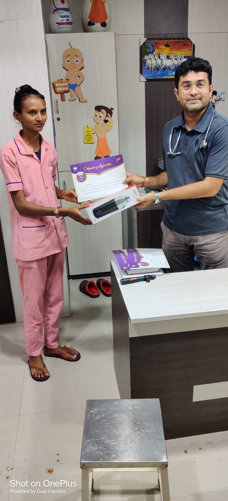 Nursing recognition award presentation